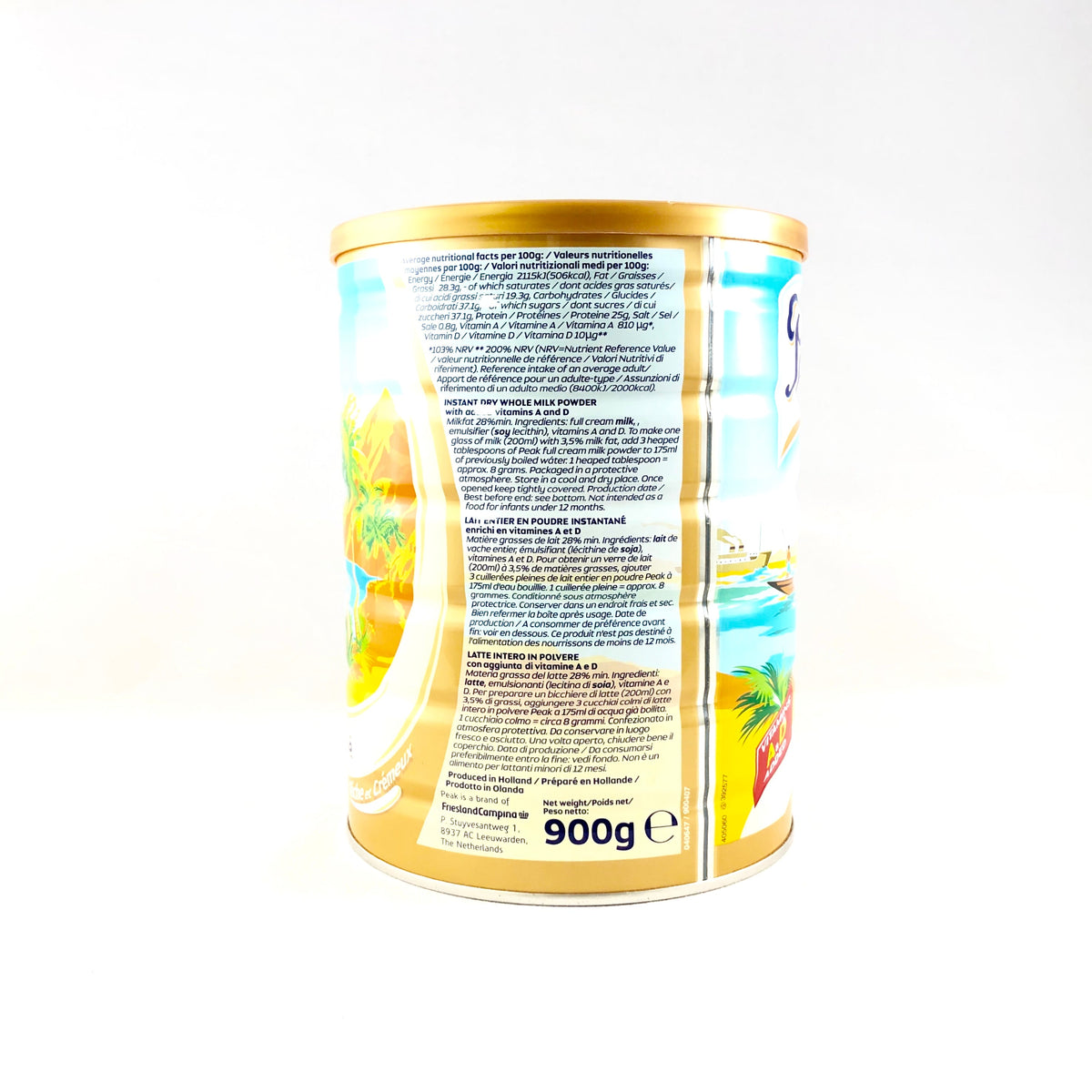Peak Dry Whole Milk 900g